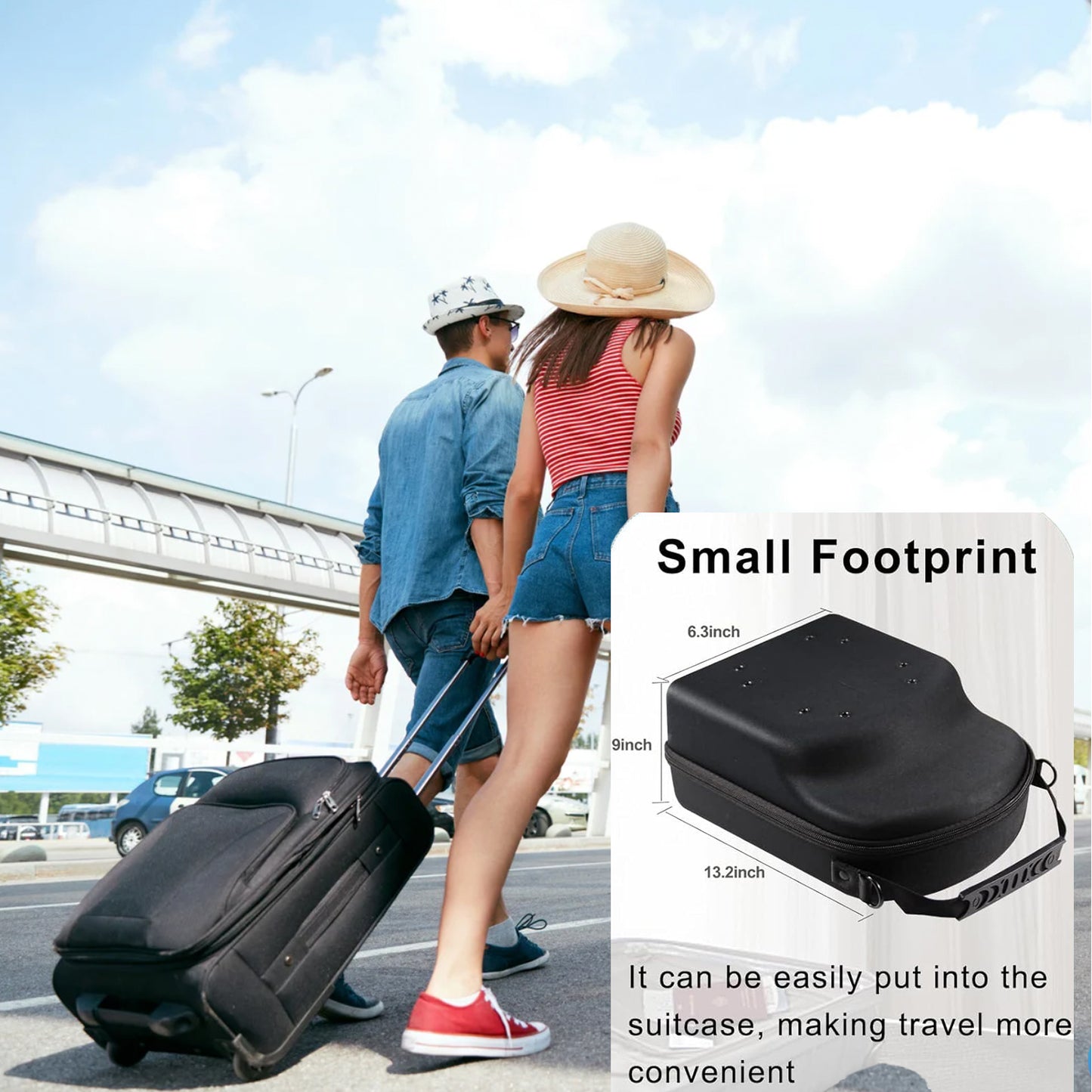 Hat Travel Case | Hat Organizer | Baseball Cap Organizer | Hat Cap Carrier