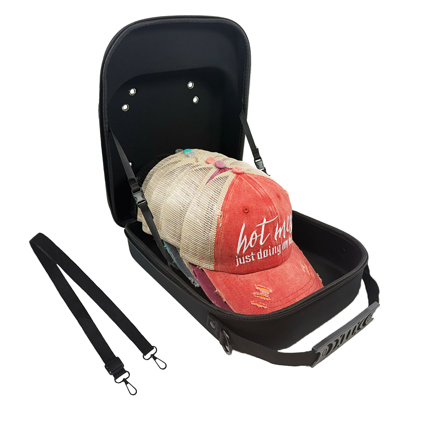 Hat Travel Case | Hat Organizer | Baseball Cap Organizer | Hat Cap Carrier