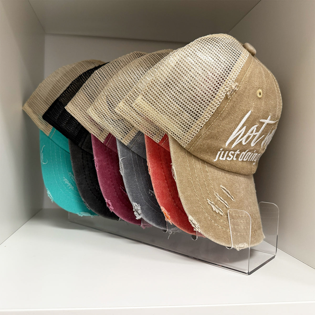 Acrylic Hat Stand | Hat Organizer | Baseball Caps Display