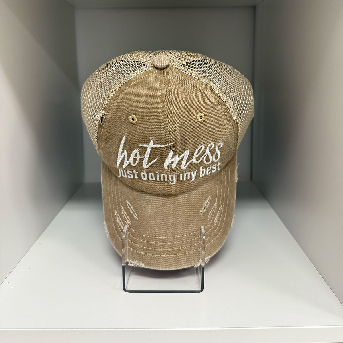 Acrylic Hat Stand | Hat Organizer | Baseball Caps Display