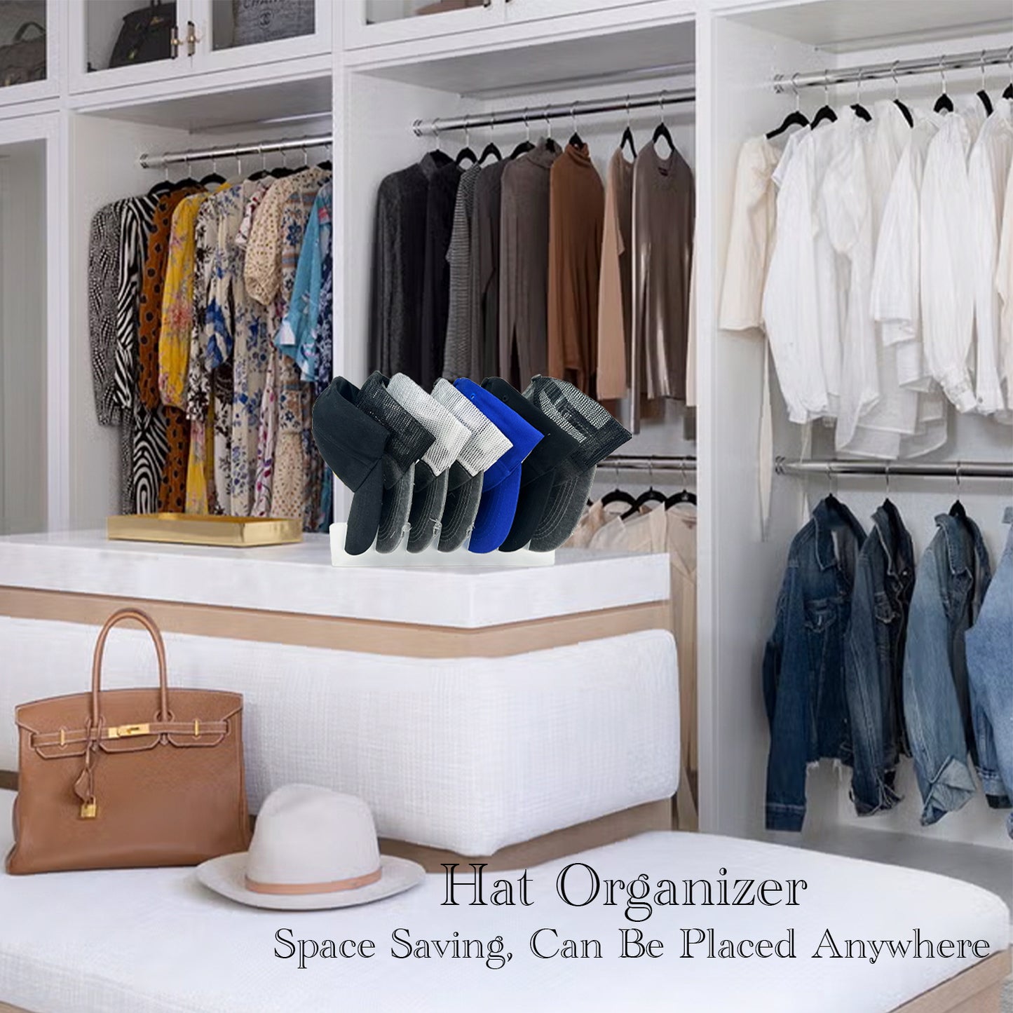 Acrylic Hat Stand | Hat Organizer | Baseball Caps Display