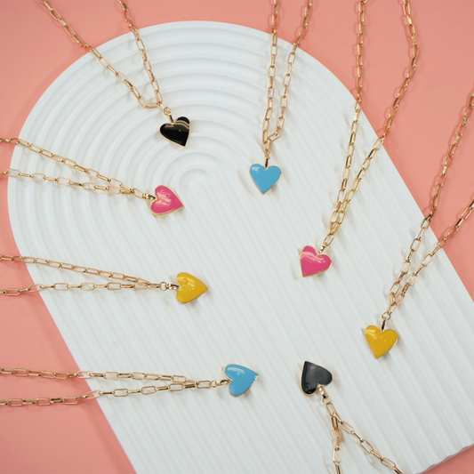 Preppy Heart Necklace