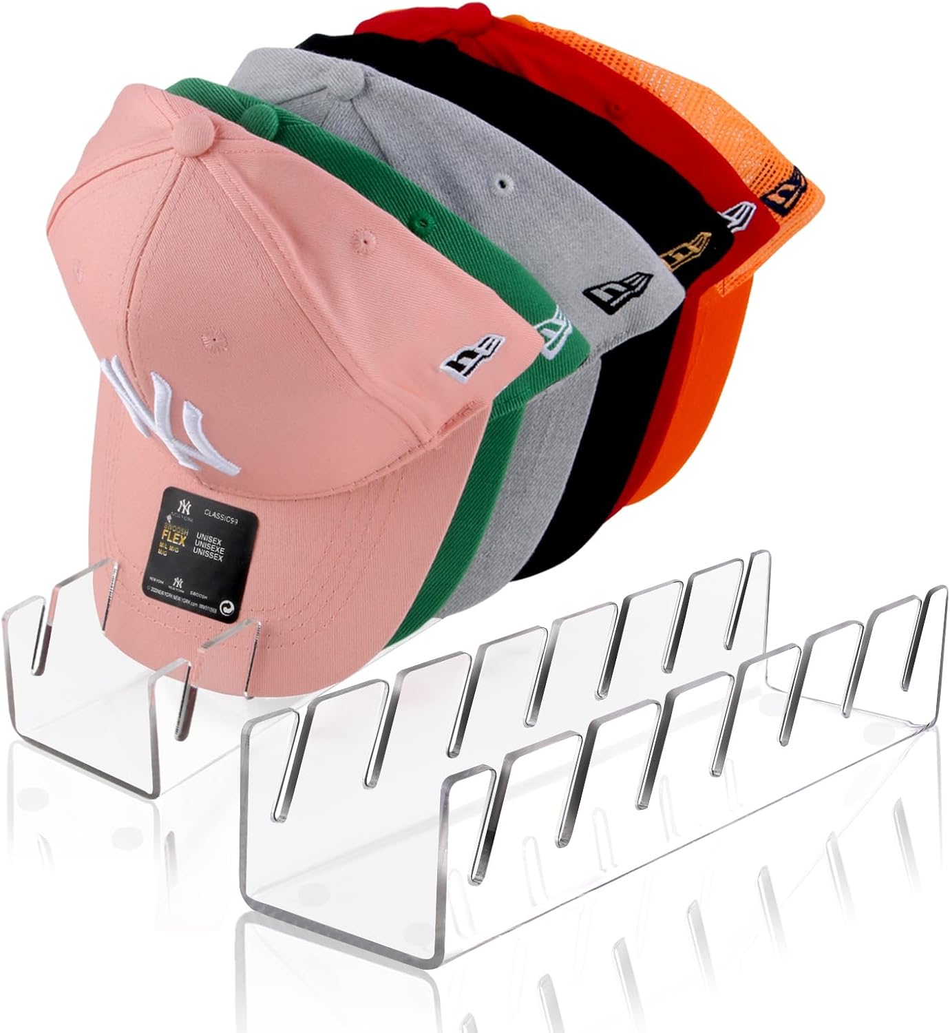 Acrylic Hat Stand | Hat Organizer | Baseball Caps Display